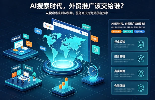 AI搜索新时代，创想九州告诉您：外贸企业如何甄选靠谱的海外营销服务商？